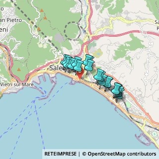 Mappa Via Ten. Col. Carmine Calò, 84123 Salerno SA, Italia (1.282)