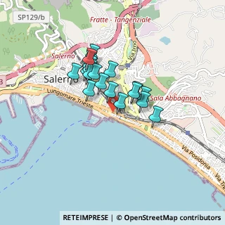 Mappa Via Ten. Col. Carmine Calò, 84123 Salerno SA, Italia (0.6995)