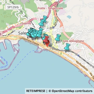 Mappa Via Tenente Carmine Calò, 84123 Salerno SA, Italia (0.729)