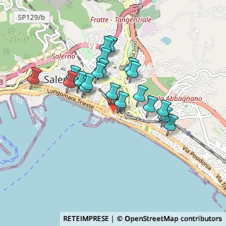Mappa Via T.C. Carmine Calo, 84123 Salerno SA, Italia (0.836)