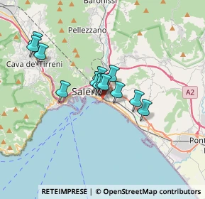 Mappa Via Ten. Col. Carmine Calò, 84123 Salerno SA, Italia (2.67231)