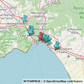 Mappa Via Ten. Col. Carmine Calò, 84123 Salerno SA, Italia (4.56615)