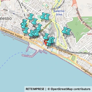 Mappa Via Ten. Col. Carmine Calò, 84123 Salerno SA, Italia (0.451)