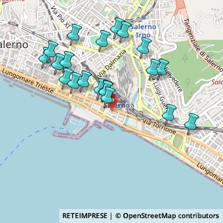 Mappa Via Generale Adalgiso Amendola, 84123 Salerno SA, Italia (0.5455)