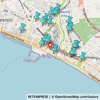Mappa Via T.C. Carmine Calo, 84123 Salerno SA, Italia (0.556)