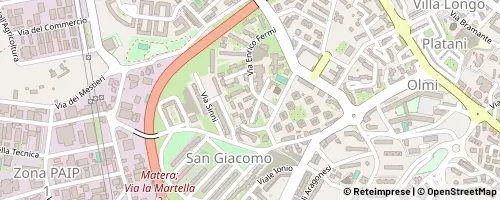 Mappa Matera