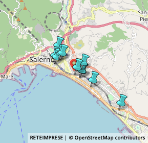 Mappa Via delle Ginestre, 84134 Salerno SA, Italia (1.11273)