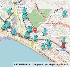 Mappa Via delle Ginestre, 84134 Salerno SA, Italia (0.612)
