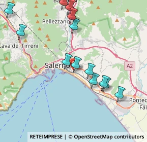 Mappa Via delle Ginestre, 84134 Salerno SA, Italia (4.86071)