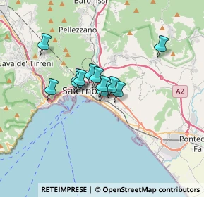 Mappa Via delle Ginestre, 84134 Salerno SA, Italia (2.32583)