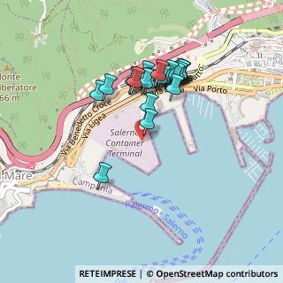 Mappa Via Molo trapezoidale, 84121 Salerno SA, Italia (0.42625)