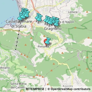 Mappa Via Pozzo delle Goffe, 80050 Pimonte NA, Italia (2.675)