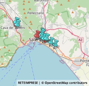 Mappa Via Leonino Vinciprova, 84127 Salerno SA, Italia (2.07545)
