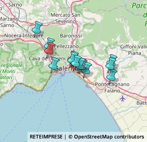 Mappa Via Leonino Vinciprova, 84127 Salerno SA, Italia (4.86923)