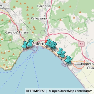 Mappa Via Leonino Vinciprova, 84127 Salerno SA, Italia (3.18083)