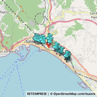 Mappa Via Leonino Vinciprova, 84127 Salerno SA, Italia (1.212)