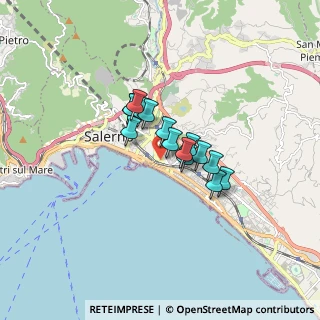 Mappa Via Leonino Vinciprova, 84127 Salerno SA, Italia (1.09867)