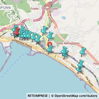 Mappa Via Leonino Vinciprova, 84127 Salerno SA, Italia (1.214)