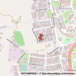 Mappa Via dell'Agricoltura, 75100 Matera MT, Italia, 75100 Matera, Matera (Basilicata)