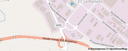 Mappa Matera