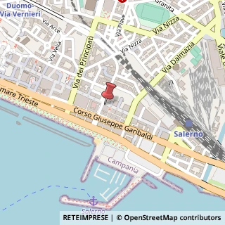 Mappa Corso Vittorio Emanuele, 143, 84123 Salerno, Salerno (Campania)