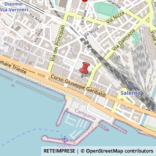 Mappa Corso Vittorio Emanuele, 111, 84123 Salerno, Salerno (Campania)
