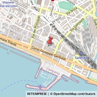 Mappa Corso Vittorio Emanuele, 129, 84122 Salerno, Salerno (Campania)