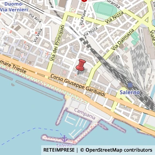 Mappa Corso Vittorio Emanuele, 125, 84123 Salerno, Salerno (Campania)