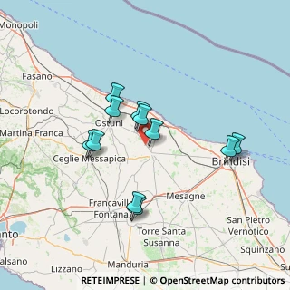 Mappa SS16, 72012 San Vito dei Normanni BR, Italia (13.25455)