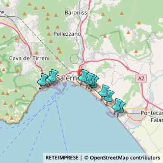 Mappa Via Montercorvino, 84127 Salerno SA, Italia (3.305)