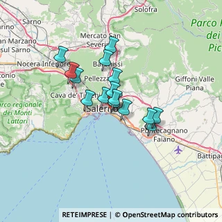Mappa Via Montercorvino, 84127 Salerno SA, Italia (5.21067)