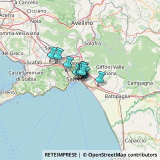 Mappa Via Montercorvino, 84127 Salerno SA, Italia (4.5525)