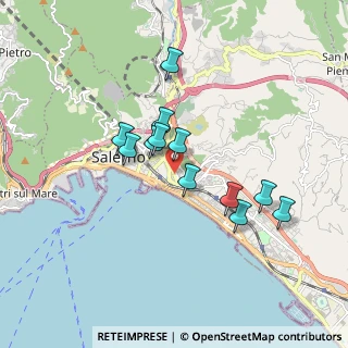 Mappa Via Montercorvino, 84127 Salerno SA, Italia (1.54833)