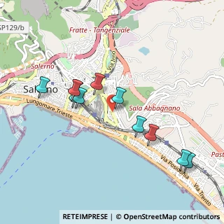 Mappa Via Montercorvino, 84127 Salerno SA, Italia (1.00545)