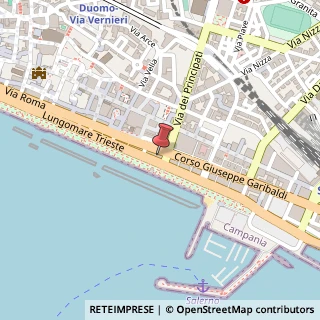 Mappa Corso Giuseppe Garibaldi, 203, 84122 Salerno, Salerno (Campania)