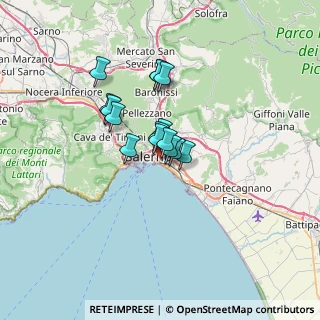 Mappa Via Gelsi Rossi, 84127 Salerno SA, Italia (4.574)