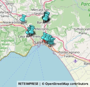 Mappa Via Gelsi Rossi, 84127 Salerno SA, Italia (5.9885)