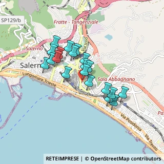 Mappa Via Gelsi Rossi, 84127 Salerno SA, Italia (0.7585)