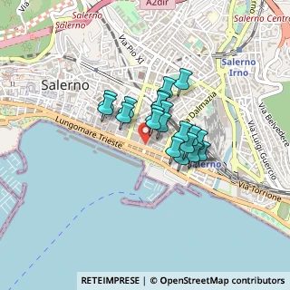 Mappa Via Arturo de Felice, 84123 Salerno SA, Italia (0.287)