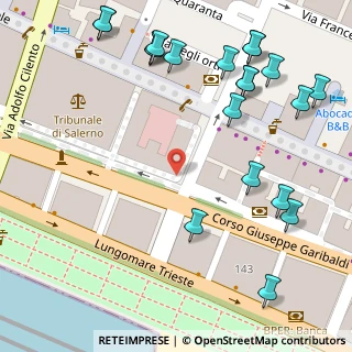 Mappa Via Arturo de Felice, 84123 Salerno SA, Italia (0.096)
