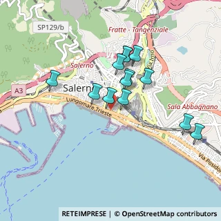 Mappa Via Arturo de Felice, 84123 Salerno SA, Italia (0.84)