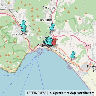Mappa Via Arturo de Felice, 84123 Salerno SA, Italia (1.935)