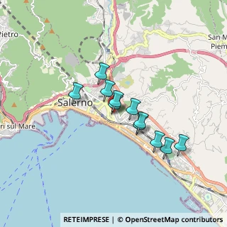 Mappa Via Luigi Guercio, 84127 Salerno SA, Italia (1.39636)