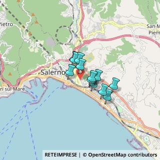 Mappa Via Luigi Guercio, 84127 Salerno SA, Italia (1.03417)