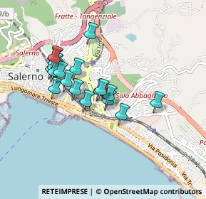 Mappa Via Luigi Guercio, 84127 Salerno SA, Italia (0.8185)