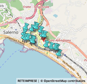 Mappa Via Luigi Guercio, 84134 Salerno SA, Italia (0.6765)