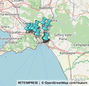 Mappa Via Luigi Guercio, 84127 Salerno SA, Italia (8.61333)