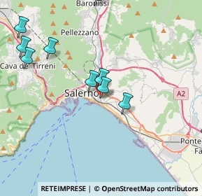 Mappa Via Luigi Guercio, 84127 Salerno SA, Italia (5.58333)