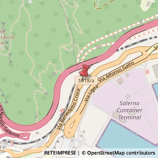 Mappa Via Benedetto Croce, 94, 84100 Salerno, Salerno (Campania)