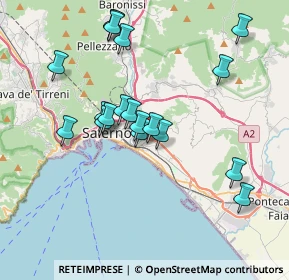 Mappa 84134 Salerno SA, Italia (3.85105)